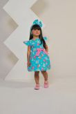 Vestido infantil Alice 24.99 kit com 5 peças