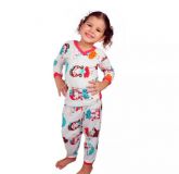 Pijama infantil unissex 14,99 cod-02 kit com 6 conjunto